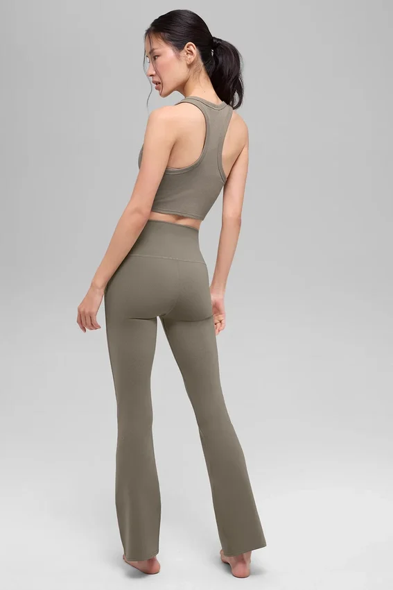 Airbrush High-Waist 7/8 Bootcut Legging – lys kakao