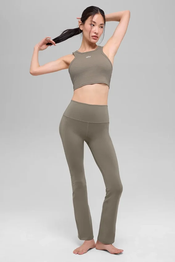Airbrush High-Waist 7/8 Bootcut Legging – lys kakao