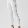 Airbrush High-Waist 7/8 Heart Throb Tights – hvit/svart
