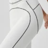 Airbrush High-Waist 7/8 Heart Throb Tights – hvit/svart