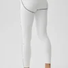 Airbrush High-Waist 7/8 Heart Throb Tights – hvit/svart