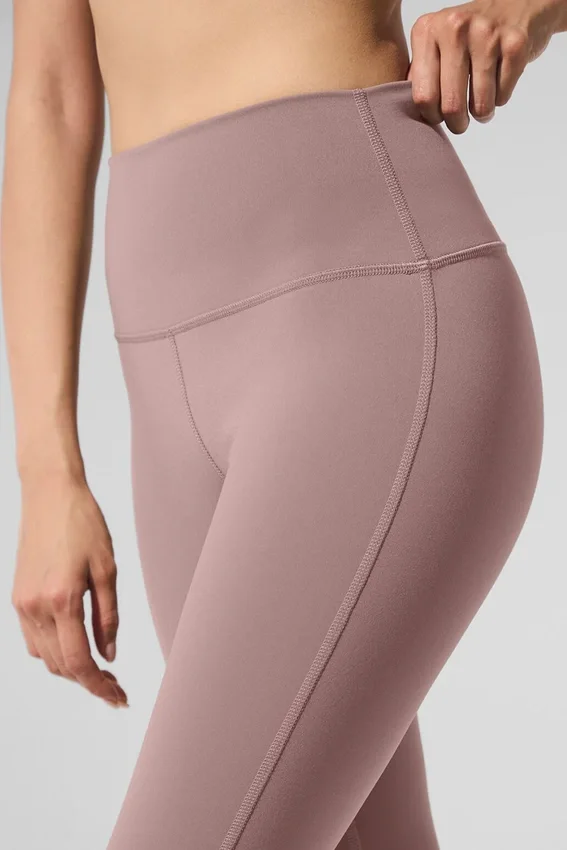 Airbrush High-Waist Bootcut Legging – Taupe