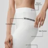 Airbrush High-Waist Fast Track Tights – hvit/svart