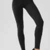Airbrush High-Waist Fast Track Tights – svart/hvit