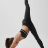 Airbrush High-Waist Fast Track Tights – svart/hvit