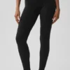 Airbrush High-Waist Goddess Legging – svart