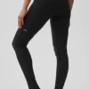 Airbrush High-Waist Goddess Legging – svart