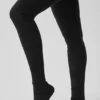 Airbrush High-Waist Goddess Legging – svart