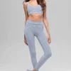 Airbrush High-Waist Heart Throb Tights – Winter Frost/hvit