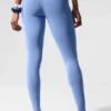 Airbrush Legging med høy midje og Airbrush-effekt – krystallklar blå