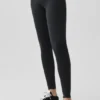 Airbrush Legging med lav midje – svart
