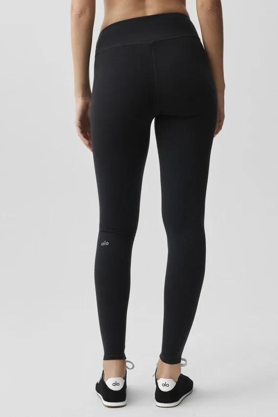 Airbrush Legging med lav midje – svart