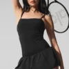 Airbrush Love Match tenniskjole – svart