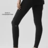 Airbrush Mid-Rise Tights – Svart