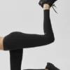 Airbrush Mid-Rise Tights – Svart