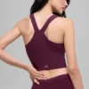 Airbrush Real Bra Tank - Burgundy