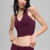 Airbrush Real Bra Tank - Burgundy