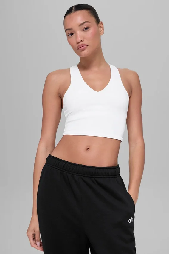 Airbrush Real Bra Tank – hvit