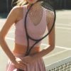 Airbrush Real Bra Tank – Vintage Pink