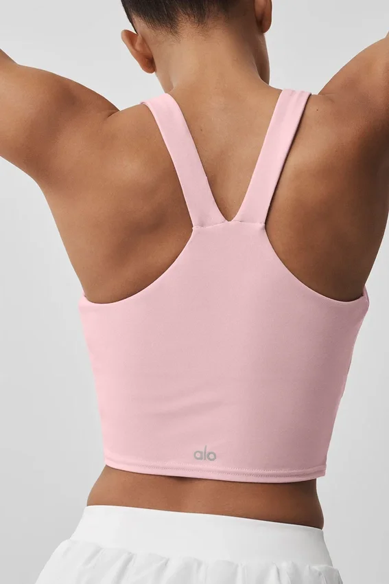 Airbrush Real Bra Tank – Vintage Pink