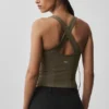 Airbrush Sparks Fly korsett-tank – Olive Tree