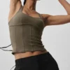 Airbrush Sparks Fly korsett-tank – Olive Tree