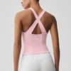 Airbrush Sparks Fly korsett-tank – Vintage Pink