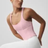 Airbrush Sparks Fly korsett-tank – Vintage Pink