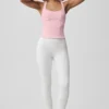 Airbrush Sparks Fly korsett-tank – Vintage Pink