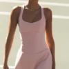Airbrush Sparks Fly korsett-tenniskjole – Vintage Pink