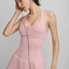 Airbrush Sparks Fly korsett-tenniskjole – Vintage Pink