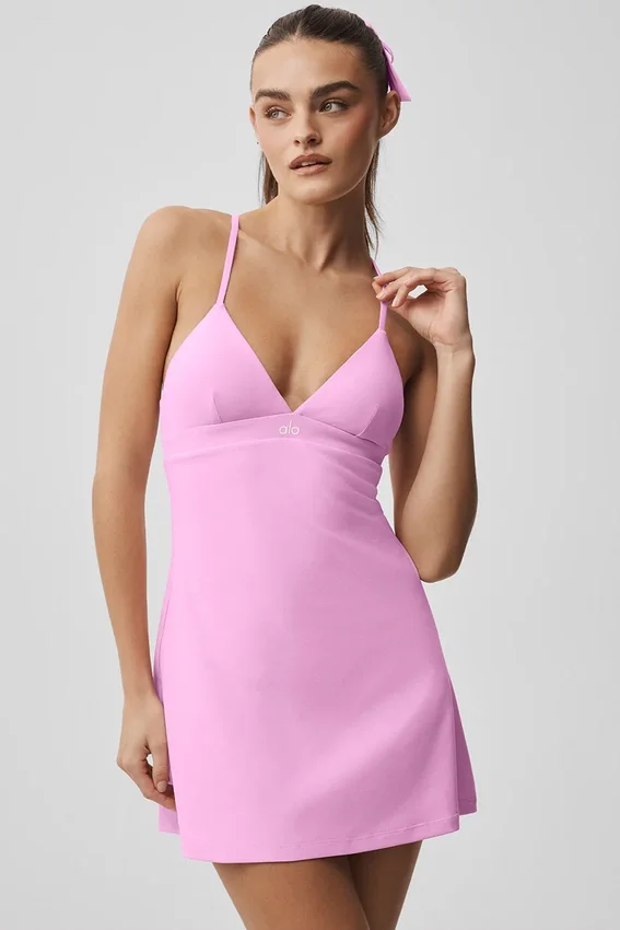 Airbrush Splendor-kjole – Candy Heart-rosa