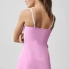 Airbrush strømlinjeformet kjole – Candy Heart-rosa/hvit