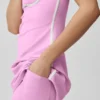 Airbrush strømlinjeformet kjole – Candy Heart-rosa/hvit
