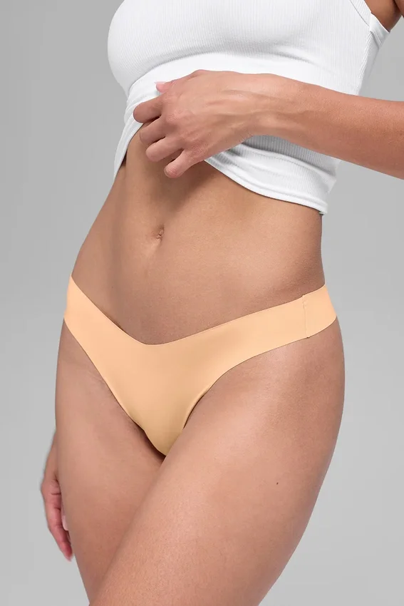 Airbrush usynlig tanga – Champagne