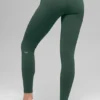 Airbrush Winter Warm High-Waist Nocturne Tights – Clover Green