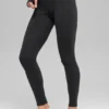 Airbrush Winter Warm High-Waist Nocturne Tights – svart