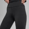 Airbrush Winter Warm High-Waist Nocturne Tights – svart