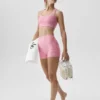 Airlift Gingham Sleek BH-tank – Paradise Pink Gingham