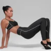 Airlift High-Waist Haven Tights – svart/hvit