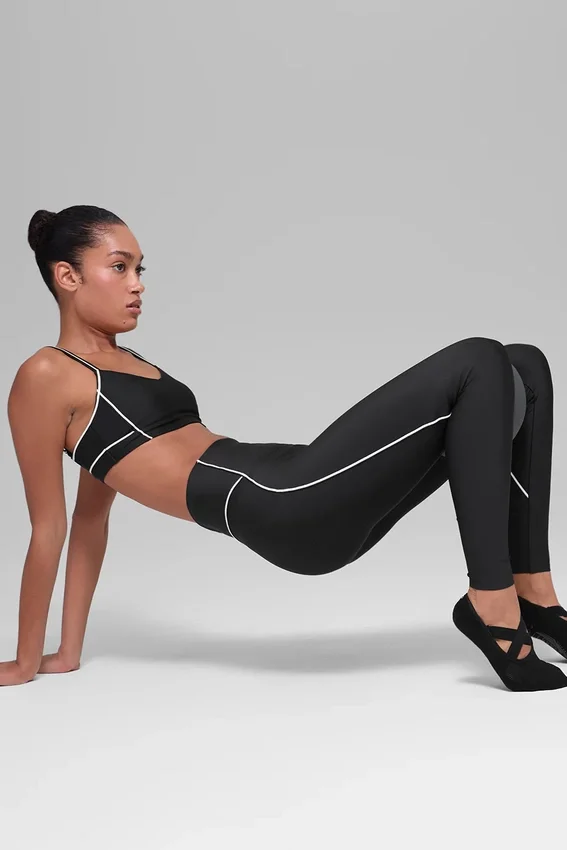 Airlift High-Waist Haven Tights – svart/hvit