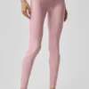 Airlift High-Waist 7/8 Fine Line Tights – Vintage Pink