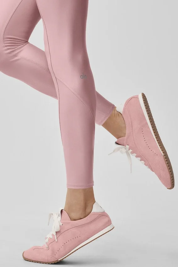 Airlift High-Waist 7/8 Fine Line Tights – Vintage Pink