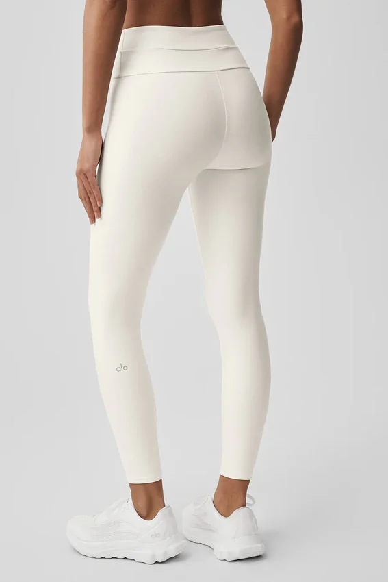 Airlift High-Waist 7/8 Horizon Tight – Ivory