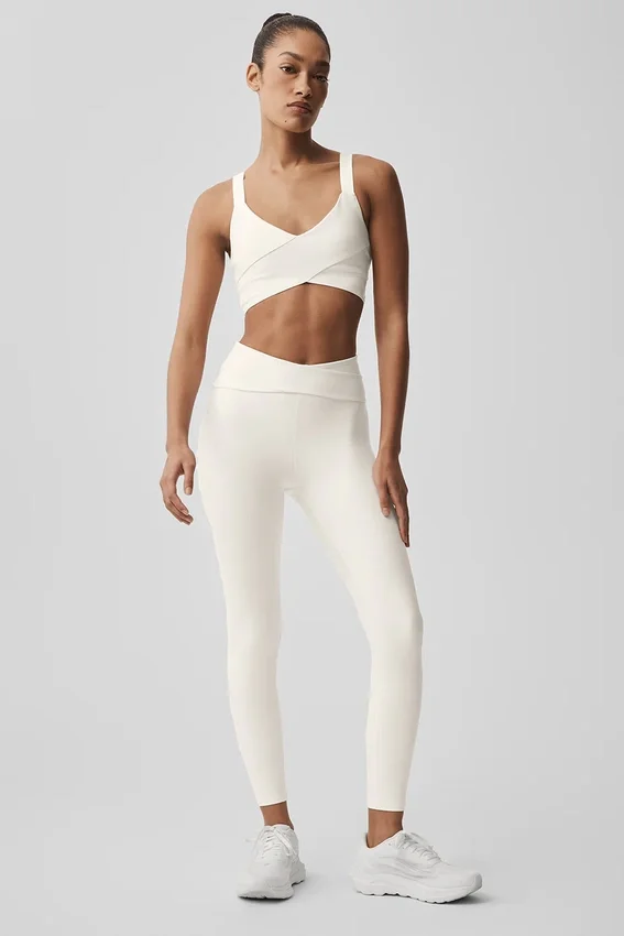 Airlift High-Waist 7/8 Horizon Tight – Ivory