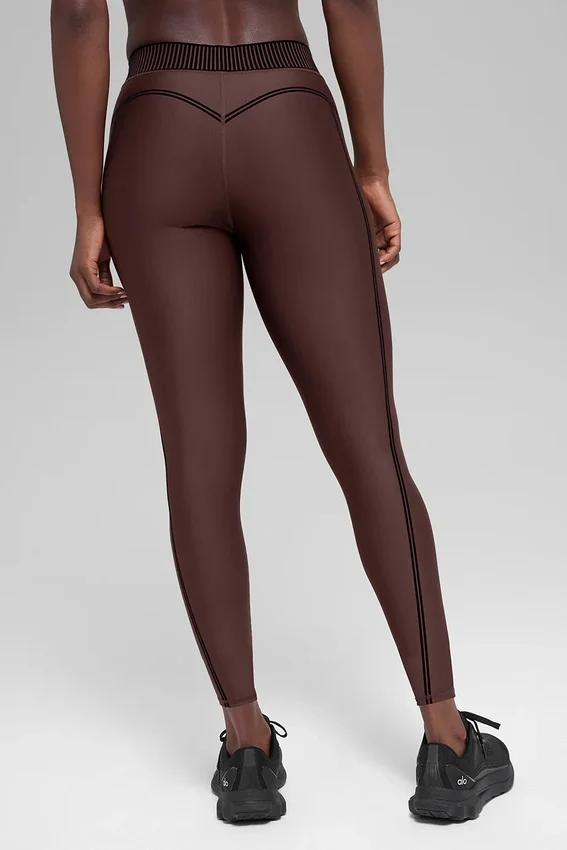 Airlift High-Waist 7/8 Line up Tights – Brownstone