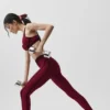 Airlift High-Waist 7/8 Line up Tights – Summer Romance Red