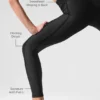 Airlift High-Waist 7/8 Line up Tights – svart