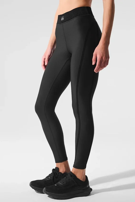 Airlift High-Waist 7/8 Line up Tights – svart