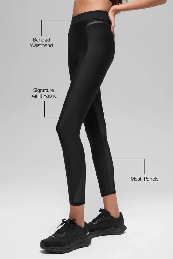 Airlift High-Waist 7/8 Rebel Tight – Svart